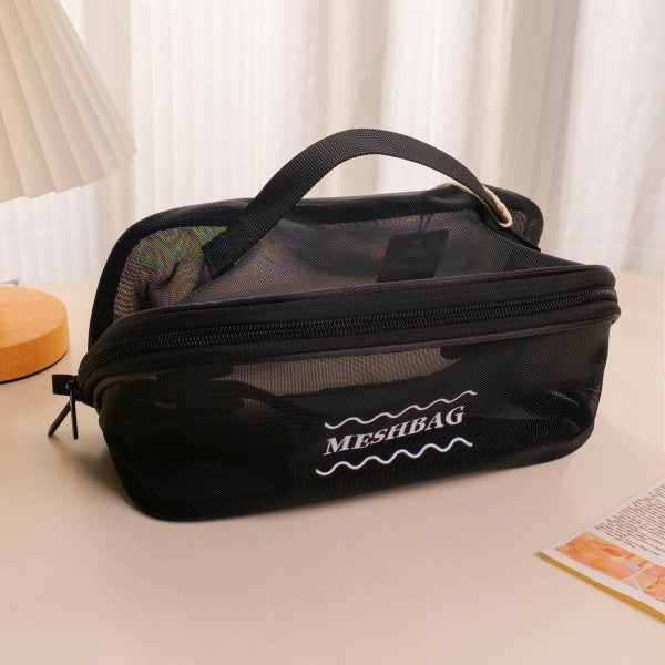 Mesh Pillow Makeup Bag