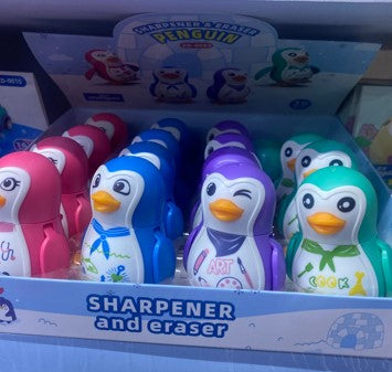 multi color duck pencil sharpener