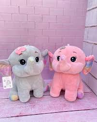 soft elephant pink and grey