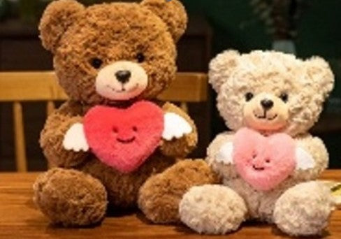 Big bear happy hearts plush dolls