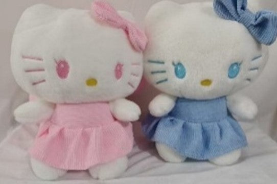 Hello kitty with Dress and bow set plush
