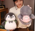 cute Penguin with backpack plush