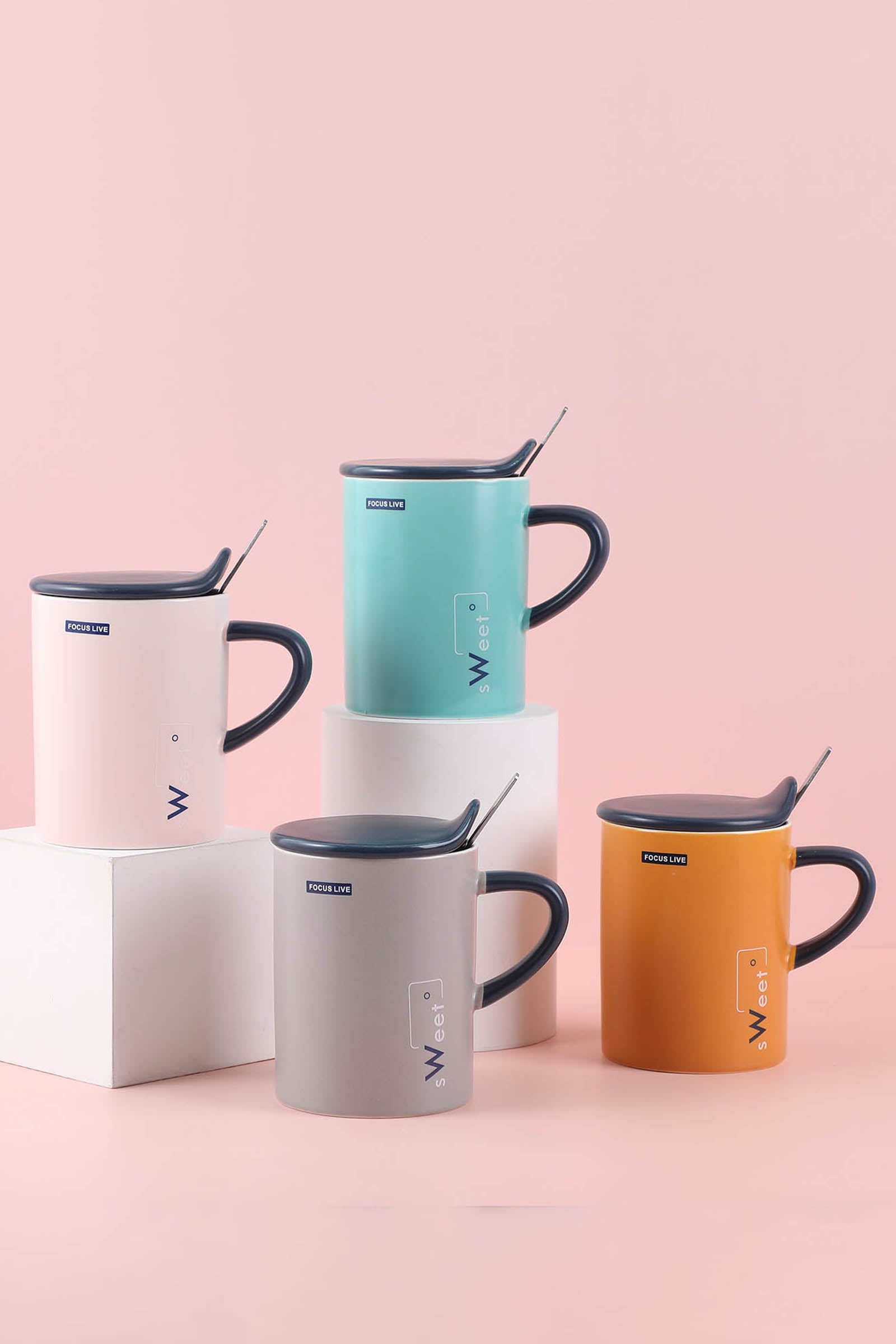 Fashionable life ceramic mug