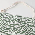 Zebra pattern halter apron