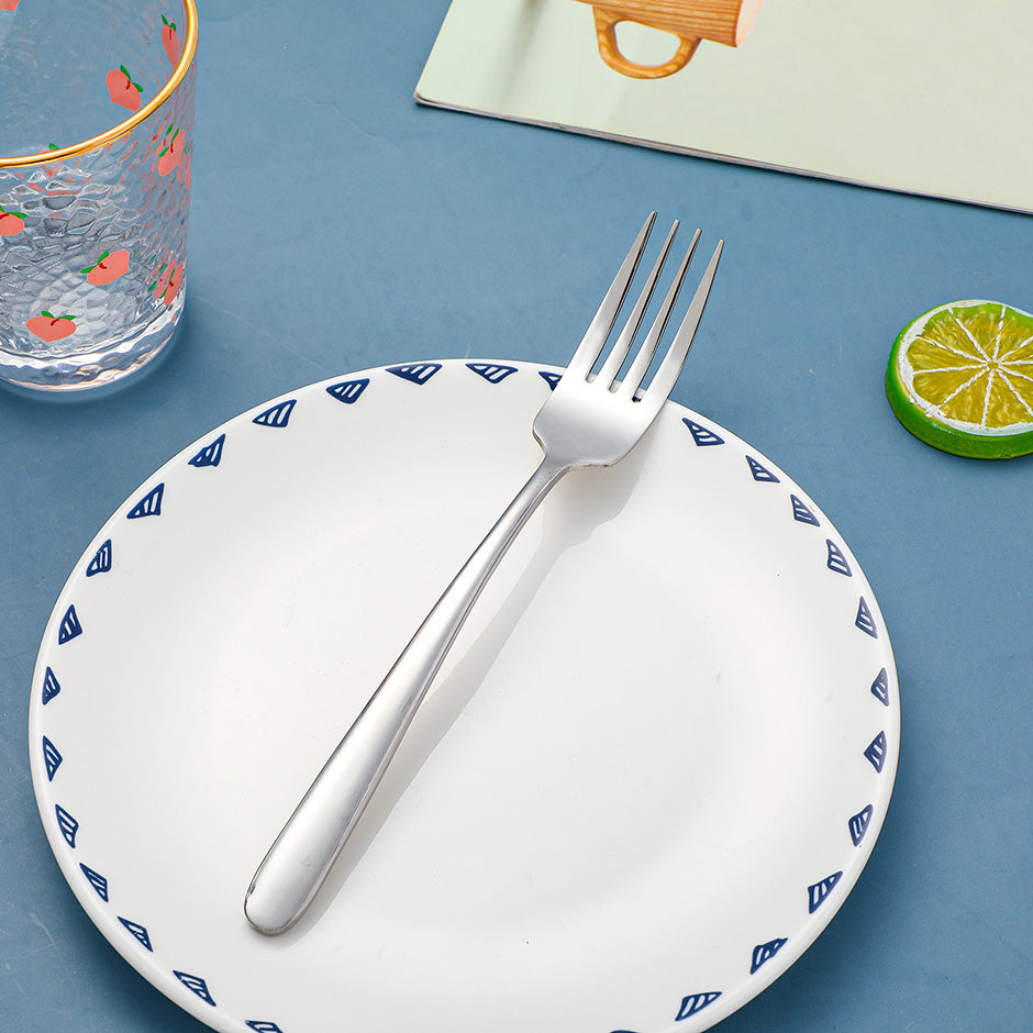 Elegant series table fork-silver