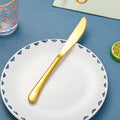 Elegant series table knife-gold