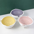 Rotatable bear drain basket