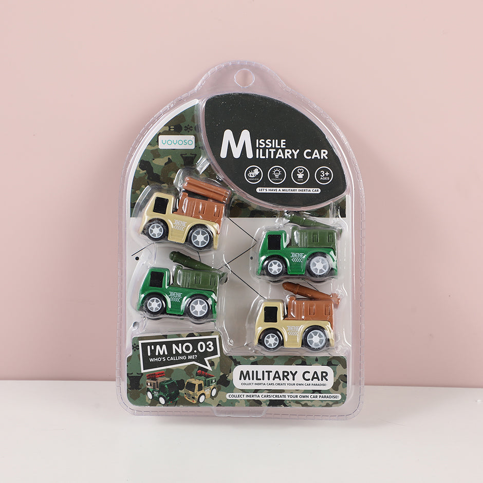 Military high-speed inertial car 4PCS