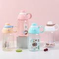 Hugging bear cartoon plastic cup -1200ml