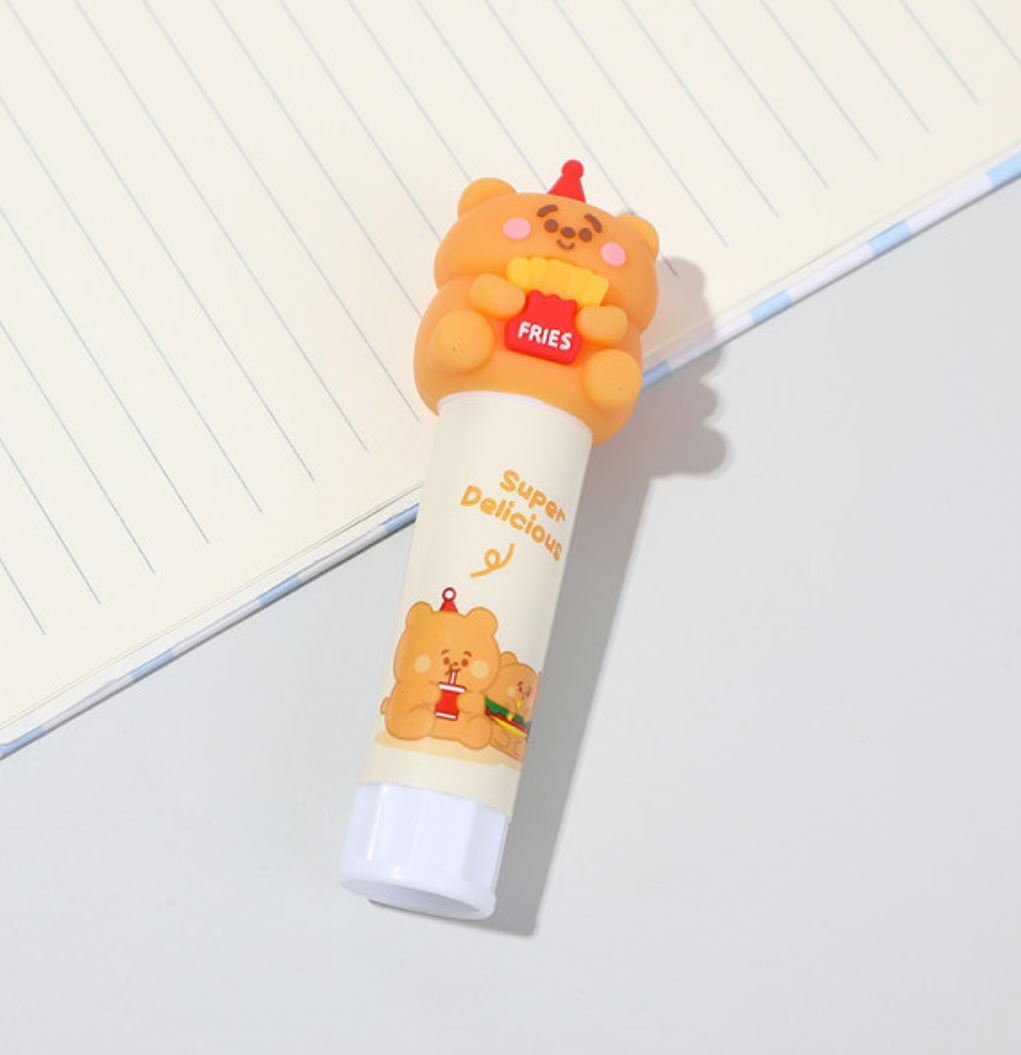 Little bear fast food solid glue stick