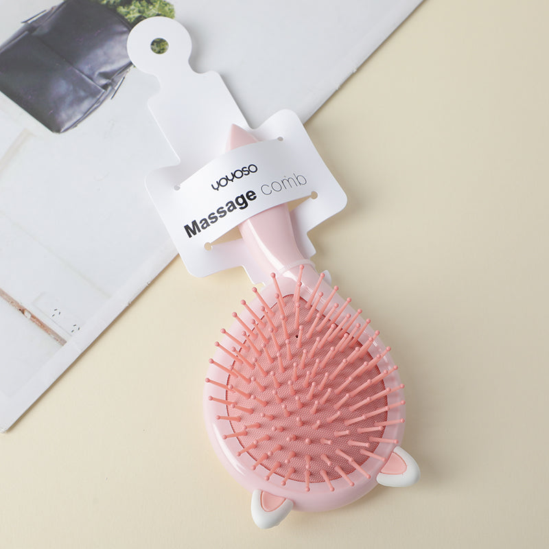 Comma air bag massage comb-pink