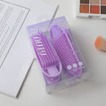 Dual purpose hair curler with comb 2pcs