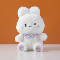 Blue scarf rabbit doll-20cm