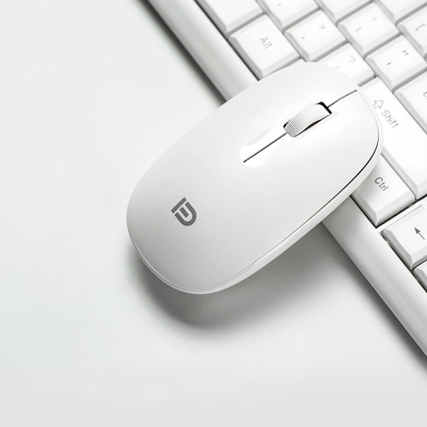 Fashion business office wireless mouse-white