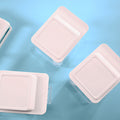 Simple 3-cube independent kitchen seasoning box-white