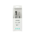 Fish-screen zinc alloy anti-ductile type-c cable - grey