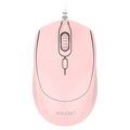 Wired business office mouse-pink