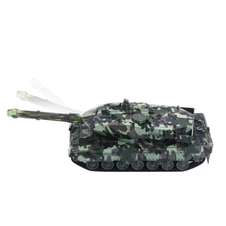 Simulation tank with alloy bullet