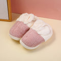 Cute cartoon feather-yarn childrens cotton slippers pink 21