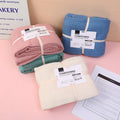 Fashion waffle solid color multi-purpose air conditioning quilt