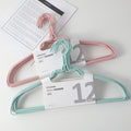 15 Inch shoulder protector plastic coated hanger 12pcs