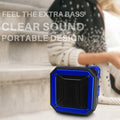 Mini feature wireless speaker with lanyard-blue