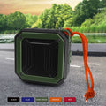 Mini feature wireless speaker with lanyard-green