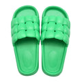 Comfortable women's household slippers green 38-39