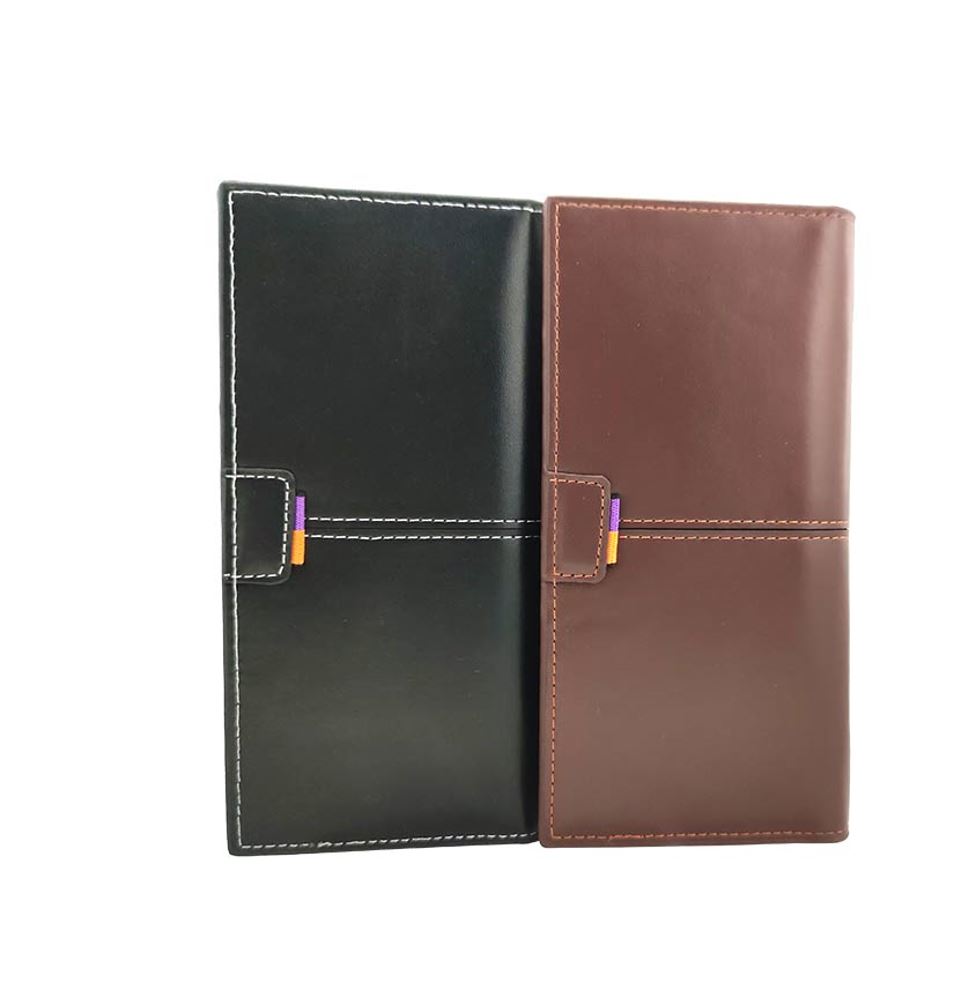 Simple and casual series mens long wallet