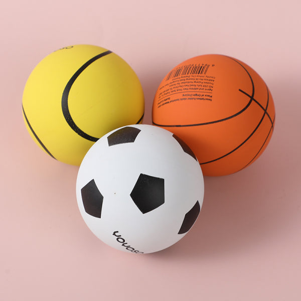 Rubber elastic tennis ball