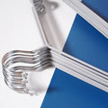 Metal PVC Coating Hanger-gray10pcs