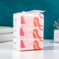 Wood pulp removable paper towels-3 packs