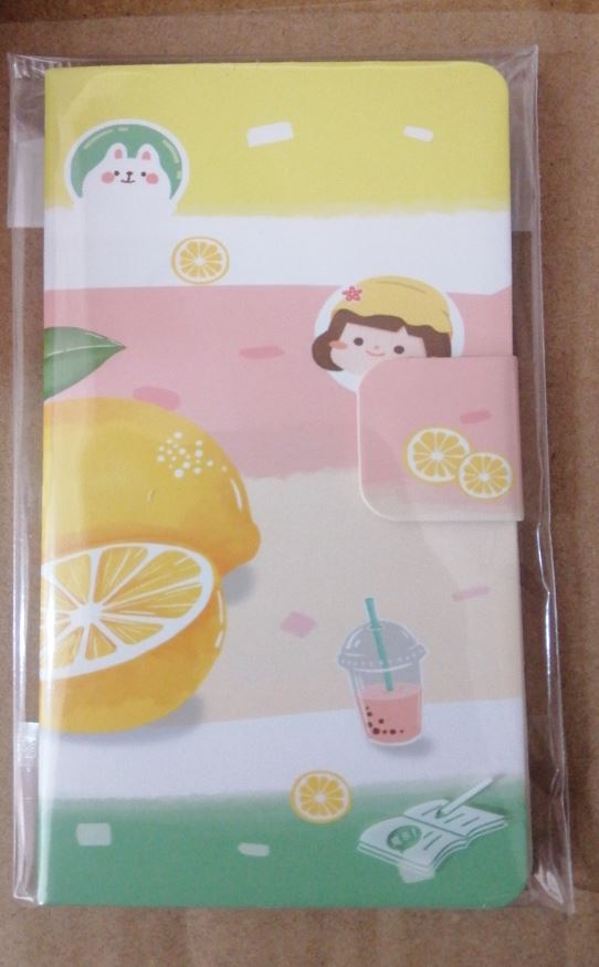 Fruit and drinks notebook