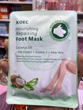 repairing COCO oil foot mask