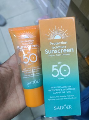 Protection isolation sunscreen spf50