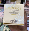 white rice with niacinamide face cream