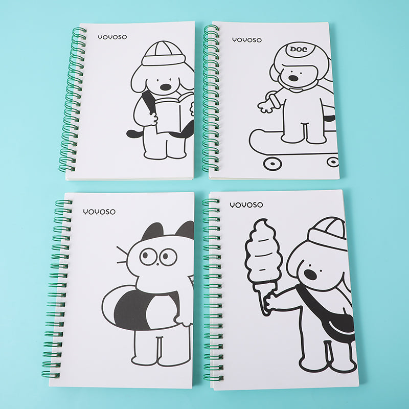 Puppyo happy rules silicone coil notebook B6