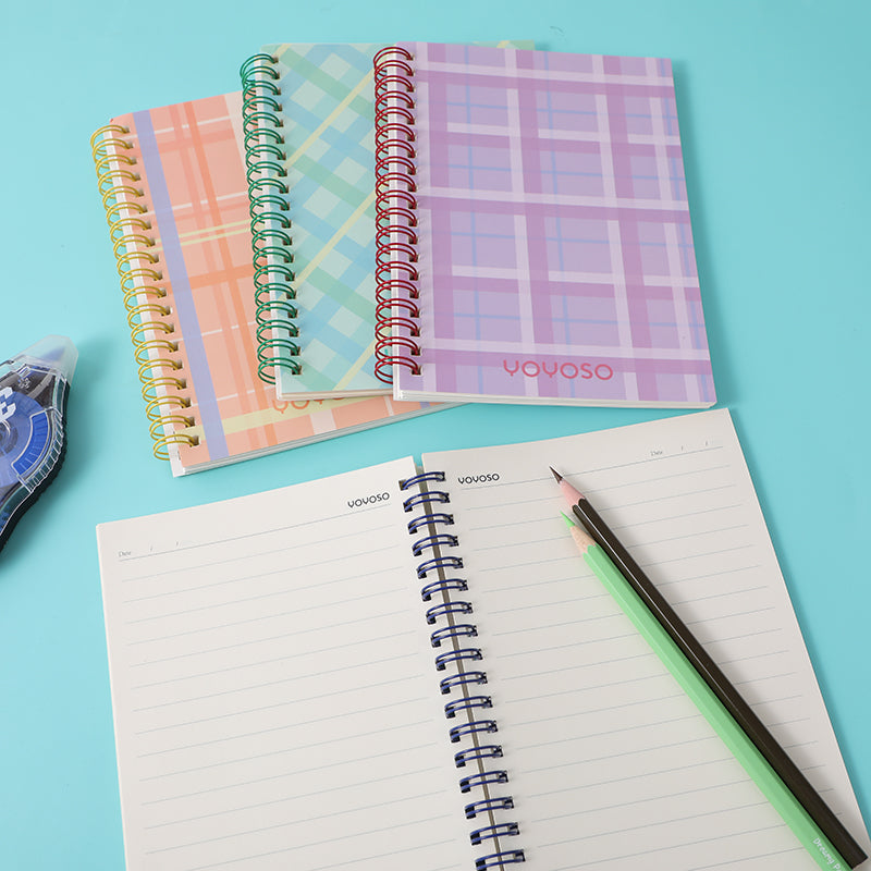 Colorful beat silicone coil notebook B6