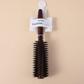 Mane curling styling comb with round handle