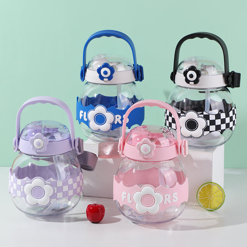 Large capacity double drinking plastic cup-1100ml