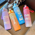 Gradient color portable plastic cup-1000ml