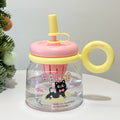 Kitten Handle Plastic Straw Cup-950ml
