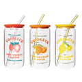 Fun cartoon glass cup-500ml