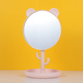 Bear ears cactus tall tabletop mirror-pink