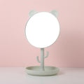 Bear ears cactus tall tabletop mirror-green