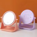 Round simple fashion LED light mirror