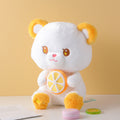 Sitting fruit bear with orange doll-20cm