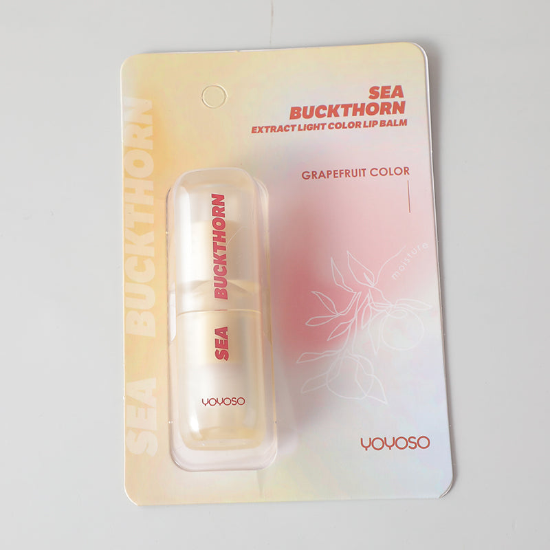 Sea buckthorn extract light color lip balm-02 grapefruit color