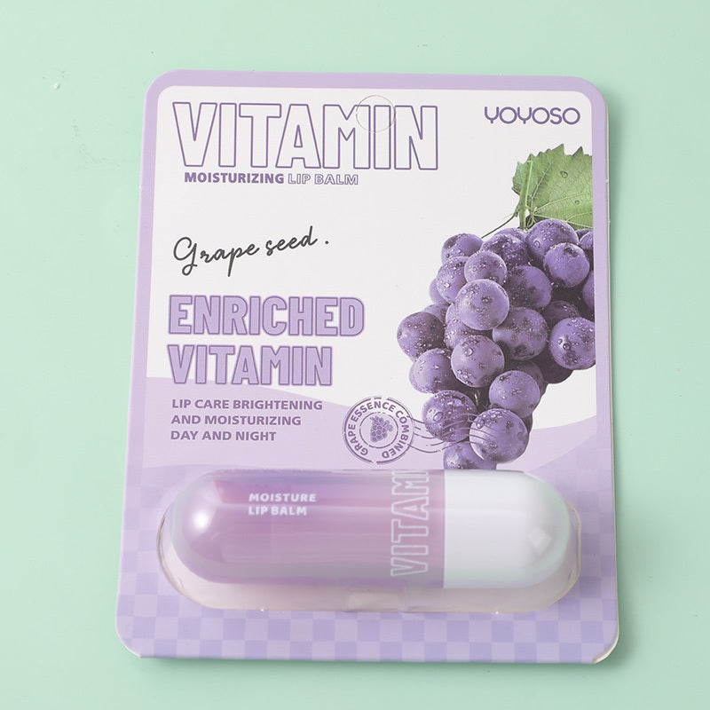 Vitamin moisturizing lip balm-02 grape seed