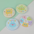Round happy monster fashion mirror